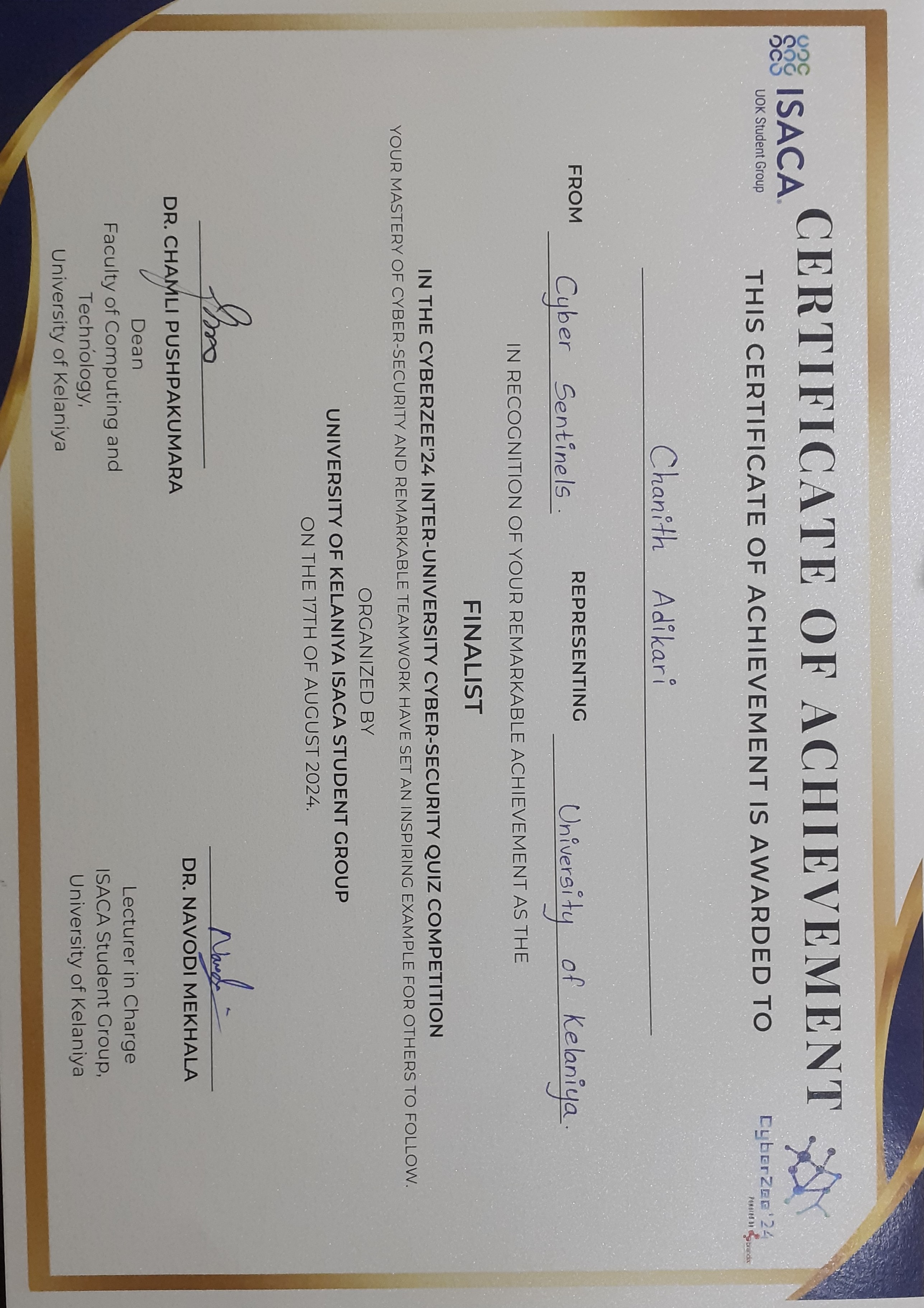 ISACA Cyber Security